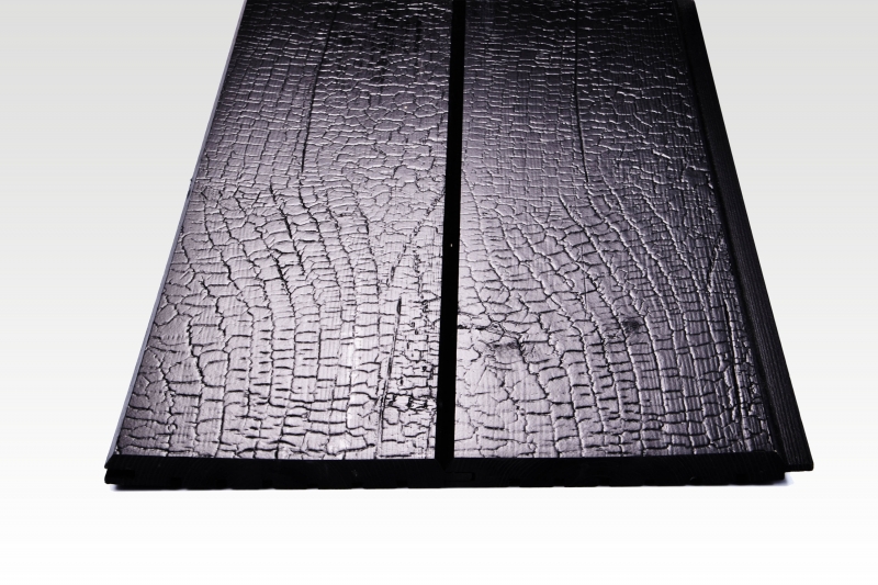 DESKA ELEWACYJNA PTGH/OT 19X146 ODCISK DRAGON KOLOR CZARNY KL. AB ŚWIERK