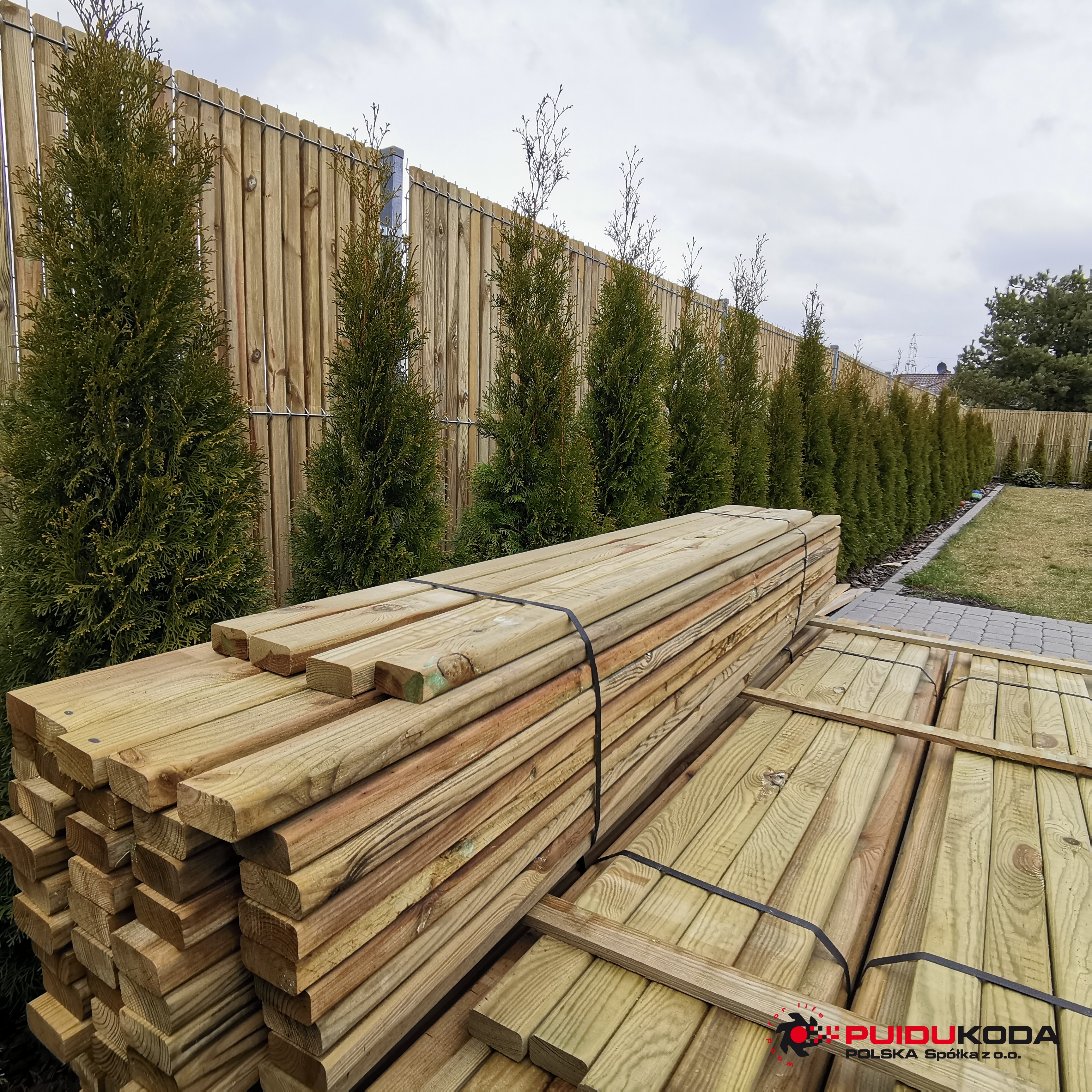 Lamele do paneli ogrodzeniowych 